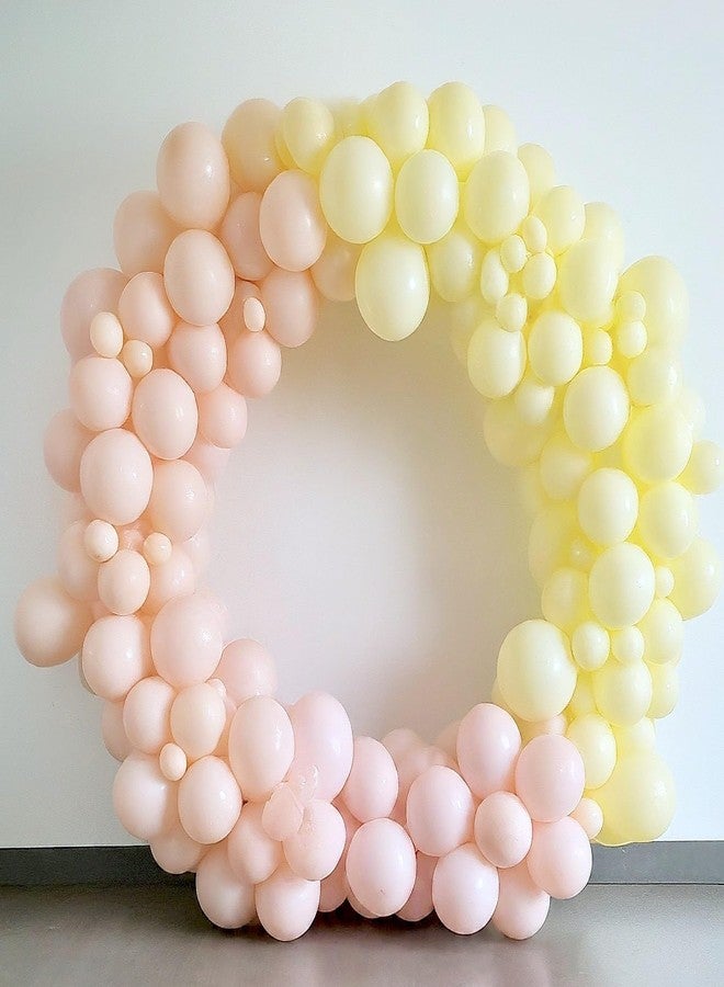 AMFIN (Pack of 50) Pastel Birthday Decoration Item Balloons - Pink & Yellow - Image 1